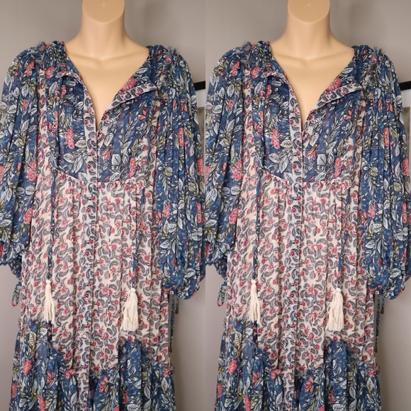 Free People Estelle Chiffon Maxi Dress - Picture 6 of 8